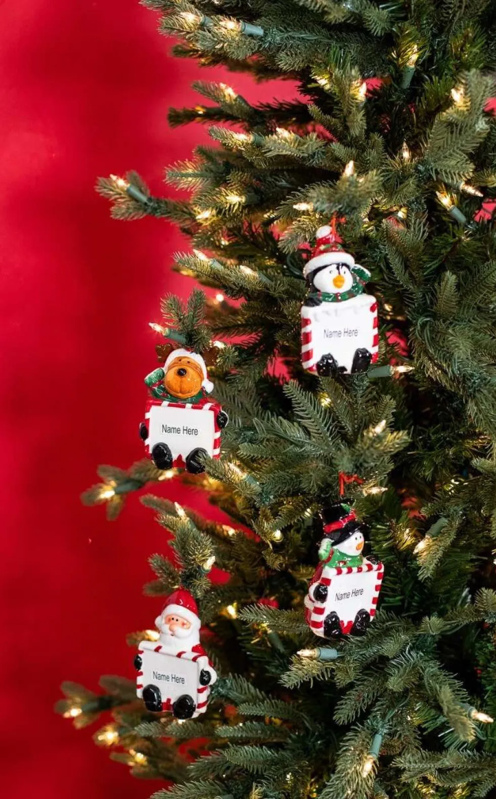Holiday Character Name Christmas Ornaments