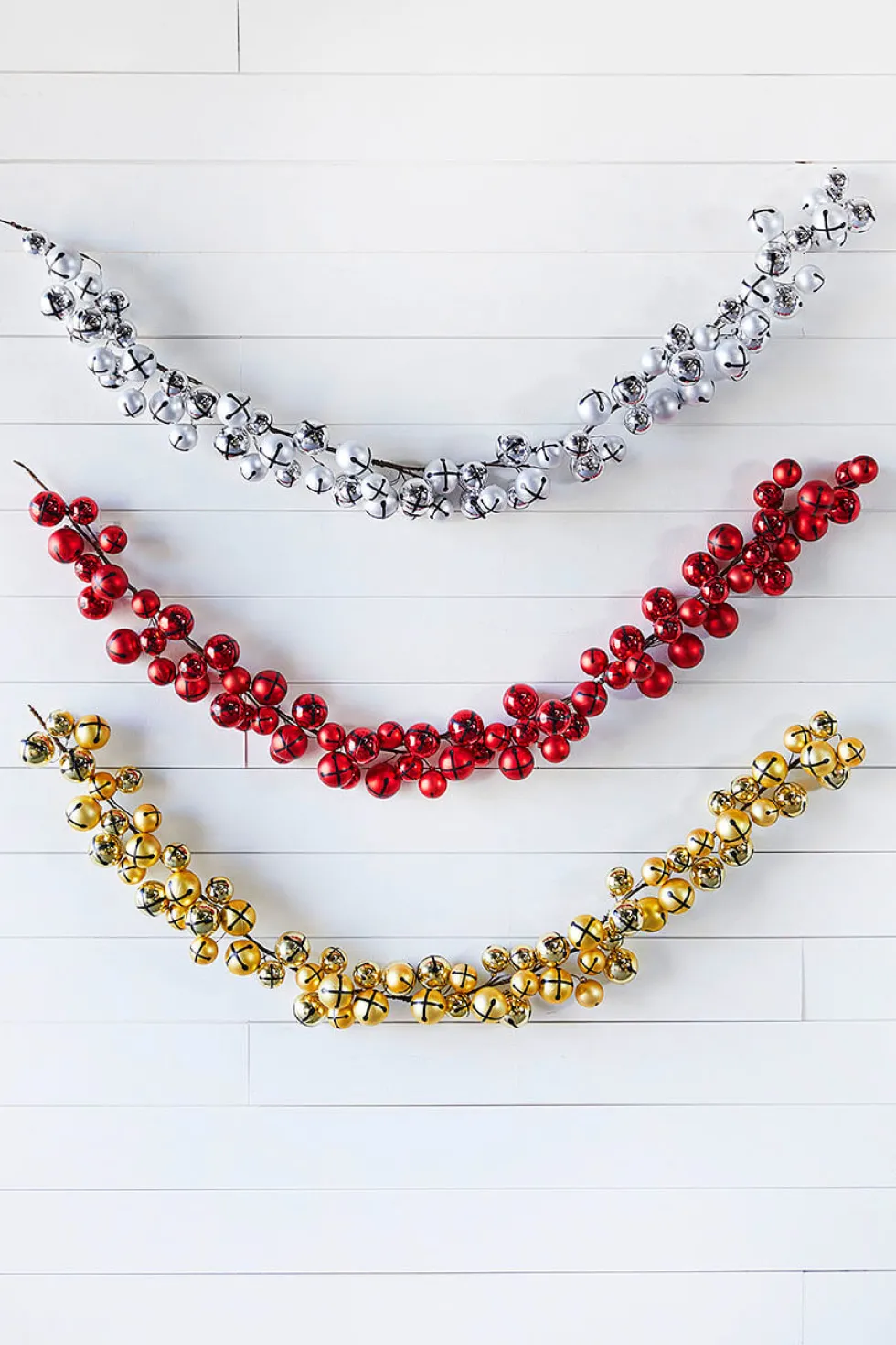 5’ Holiday Gold Jingle Bells Garland