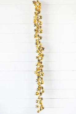 5’ Holiday Gold Jingle Bells Garland