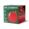 HoliGlow Inflatable LED Ornament - 20" Red
