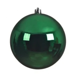 5.5" Holly Green Shatterproof Ornament