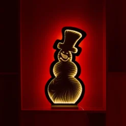 24"H Snowman Infinity Light