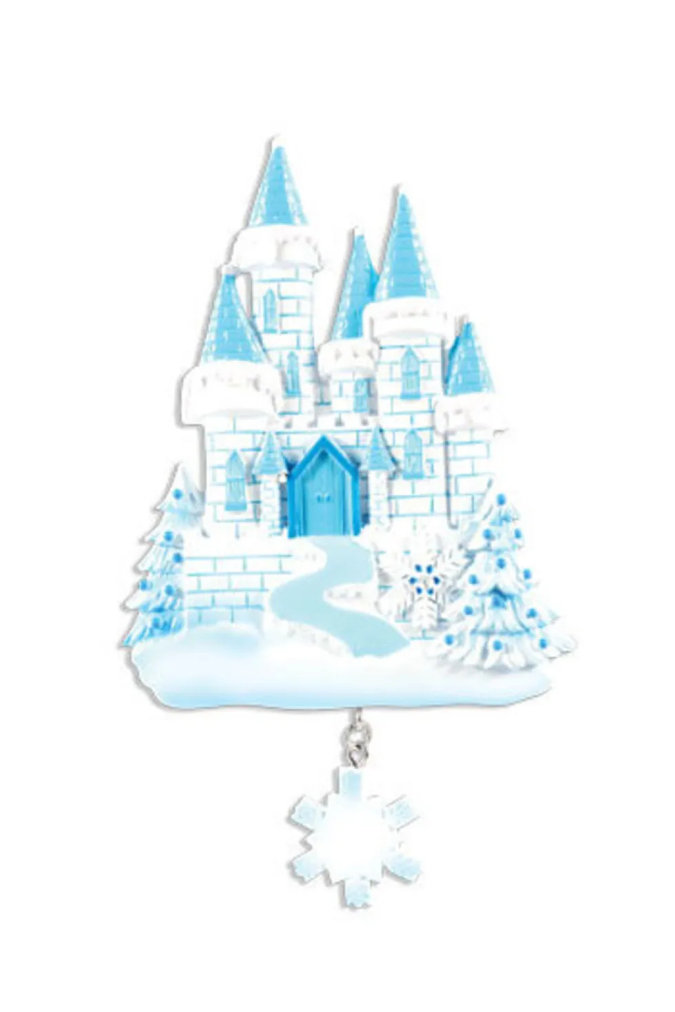 6" Ice Castle Customizable Ornament