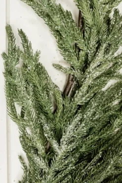 48” Iced Garden Norfolk Pine Garland