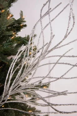 45” Iced Willow Spray