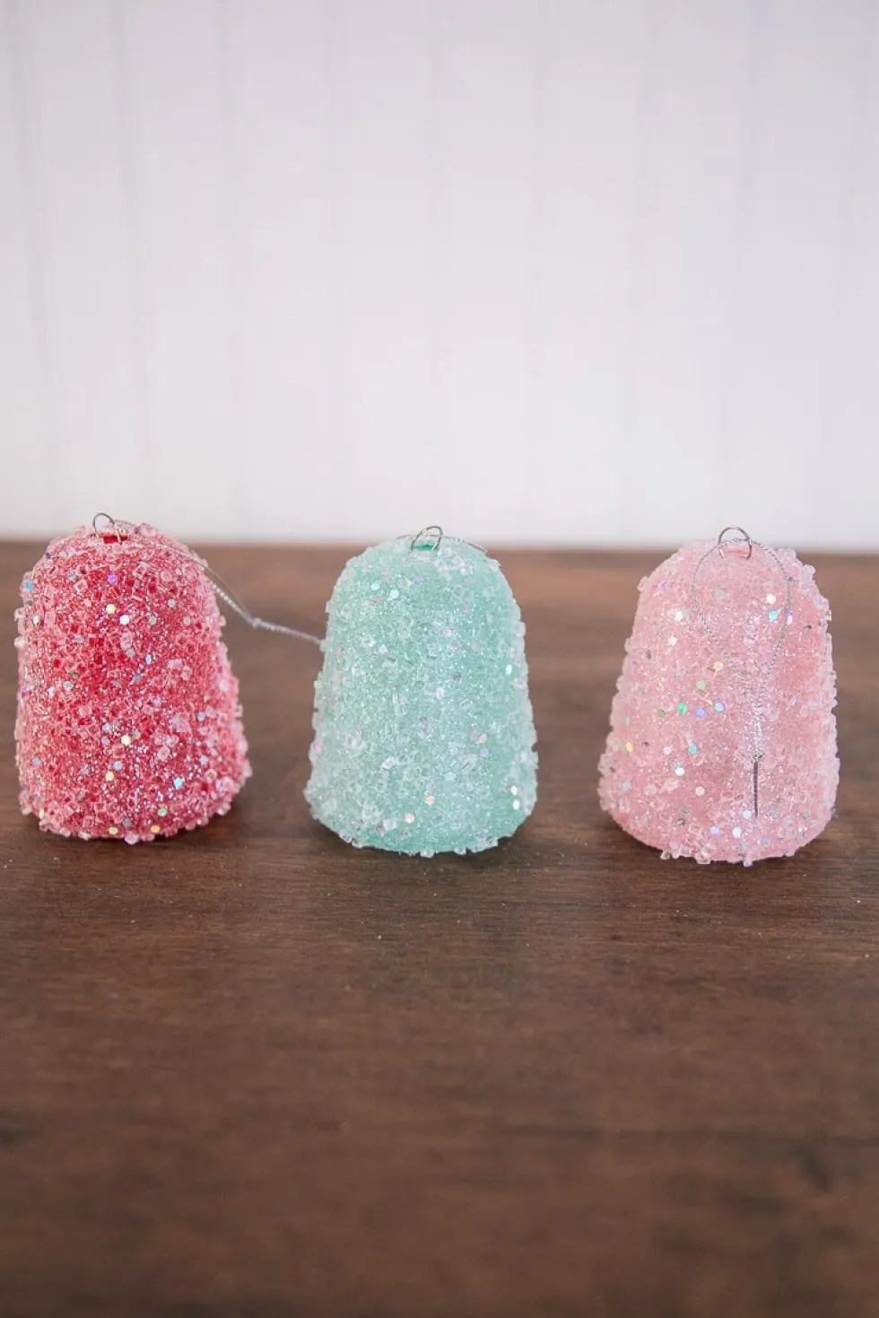 4” Ice Gumdrop Ornaments - Set of 6