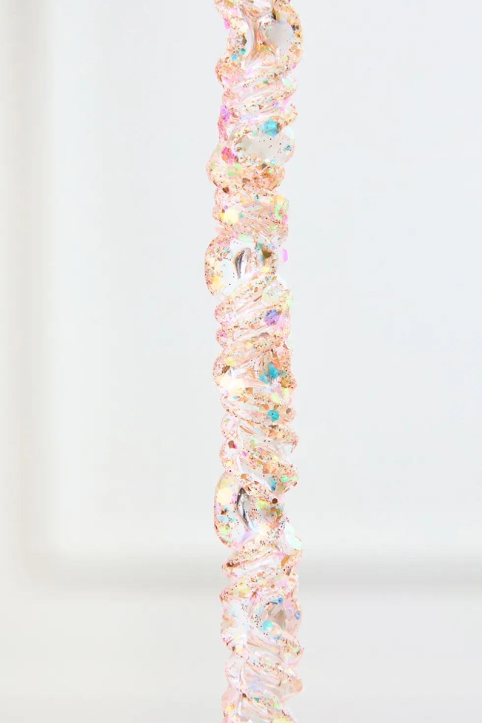 9.75" Iridescent Glass Icicle Ornament