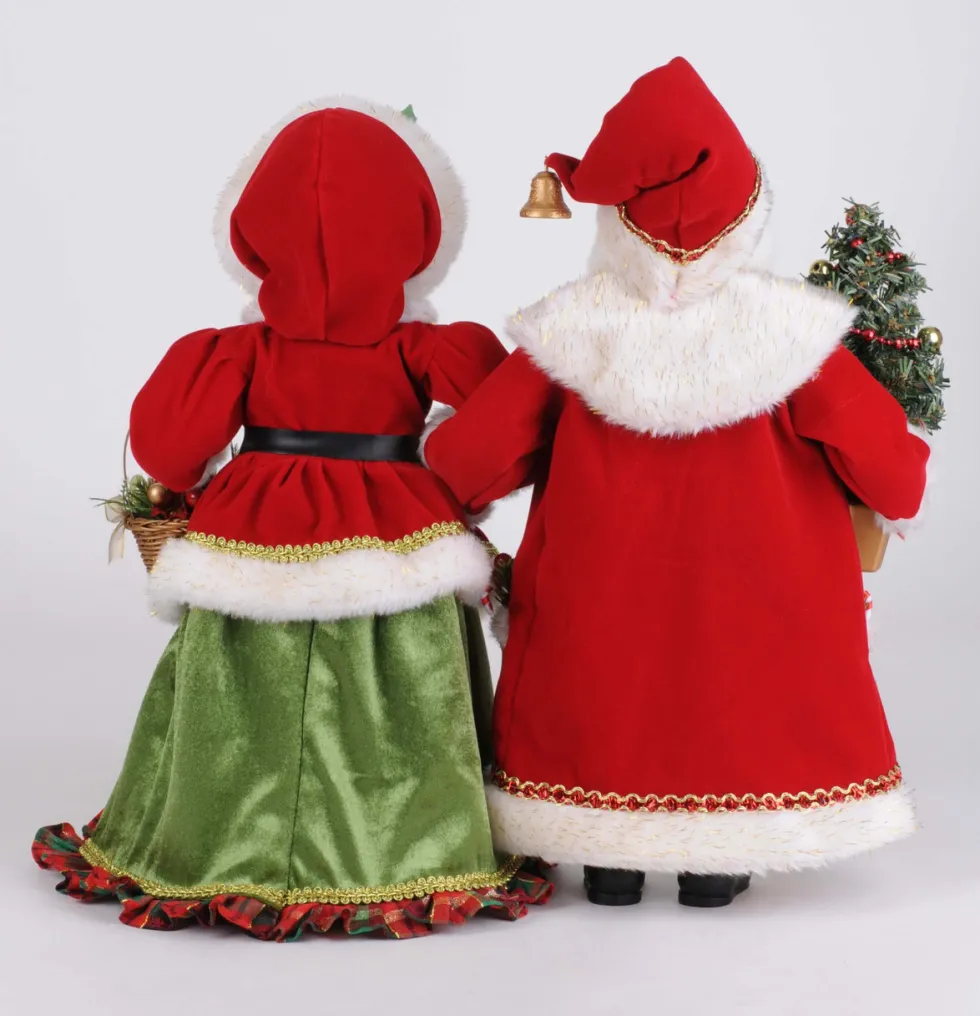 Karen Didion Lighted Strolling Mr. and Mrs. Claus