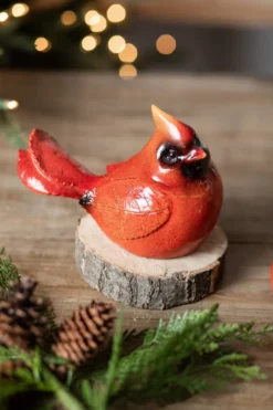 Large Resin Cardinal Figurine