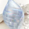 4" - 7" Light Blue Iridescent Glass Ornament