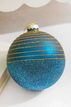 4” Line Ball Ornament