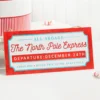 12.5"L x 6"H The North Pole Express