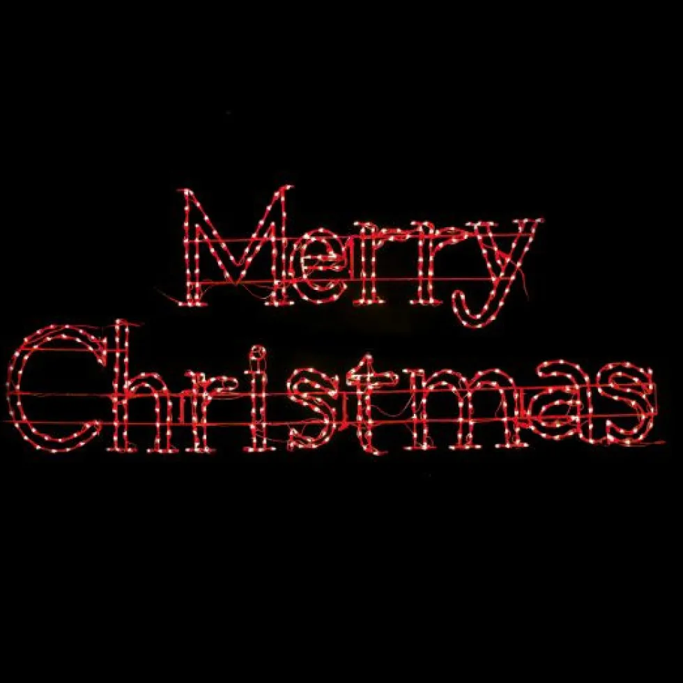 24" Merry Christmas RGBWW, 18'