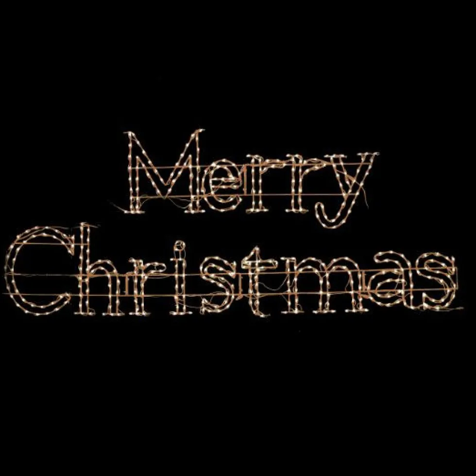 24" Merry Christmas RGBWW, 18'