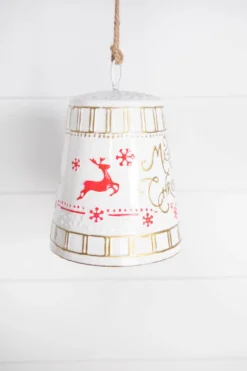 10” Metal Christmas Bell