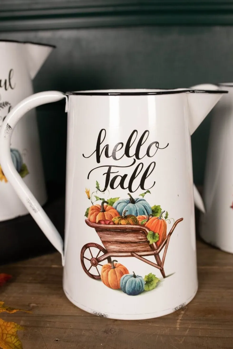 15.5” Metal Harvest Pitcher