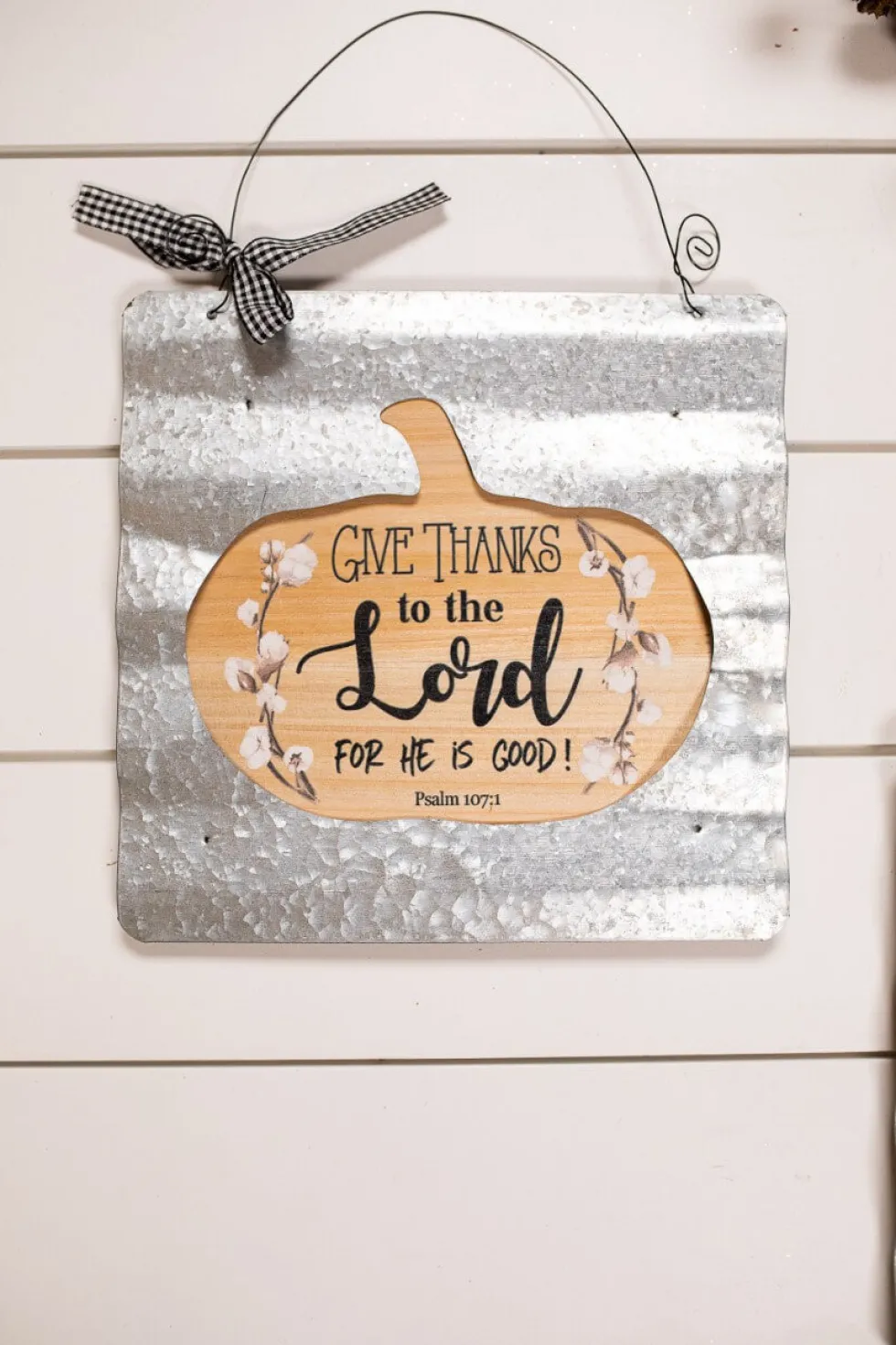 Metal Inspirational Wall Decor