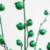 30” Metallic Mini Pomegranate Spray - Emerald