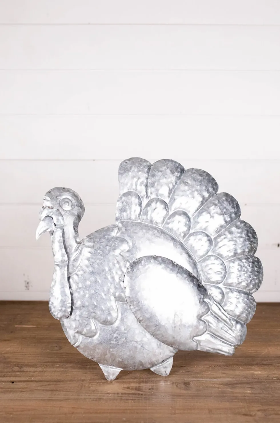 16” Metal Turkey Table Decor