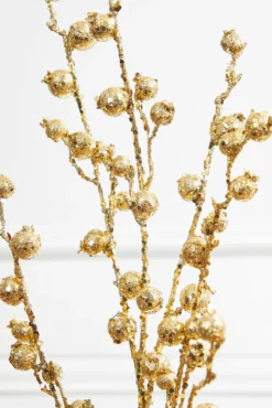 30” Mini Pomegranate Glitter - Gold