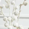 30” Mini Pomegranate Glitter Spray - White
