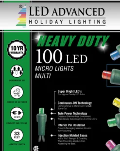 5mm Multi 100 LED Light Set