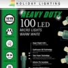 5mm Pure White 100 LED String Set