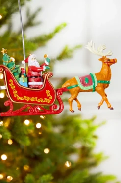 Mr. Christmas Santa's Sleigh Tree Topper