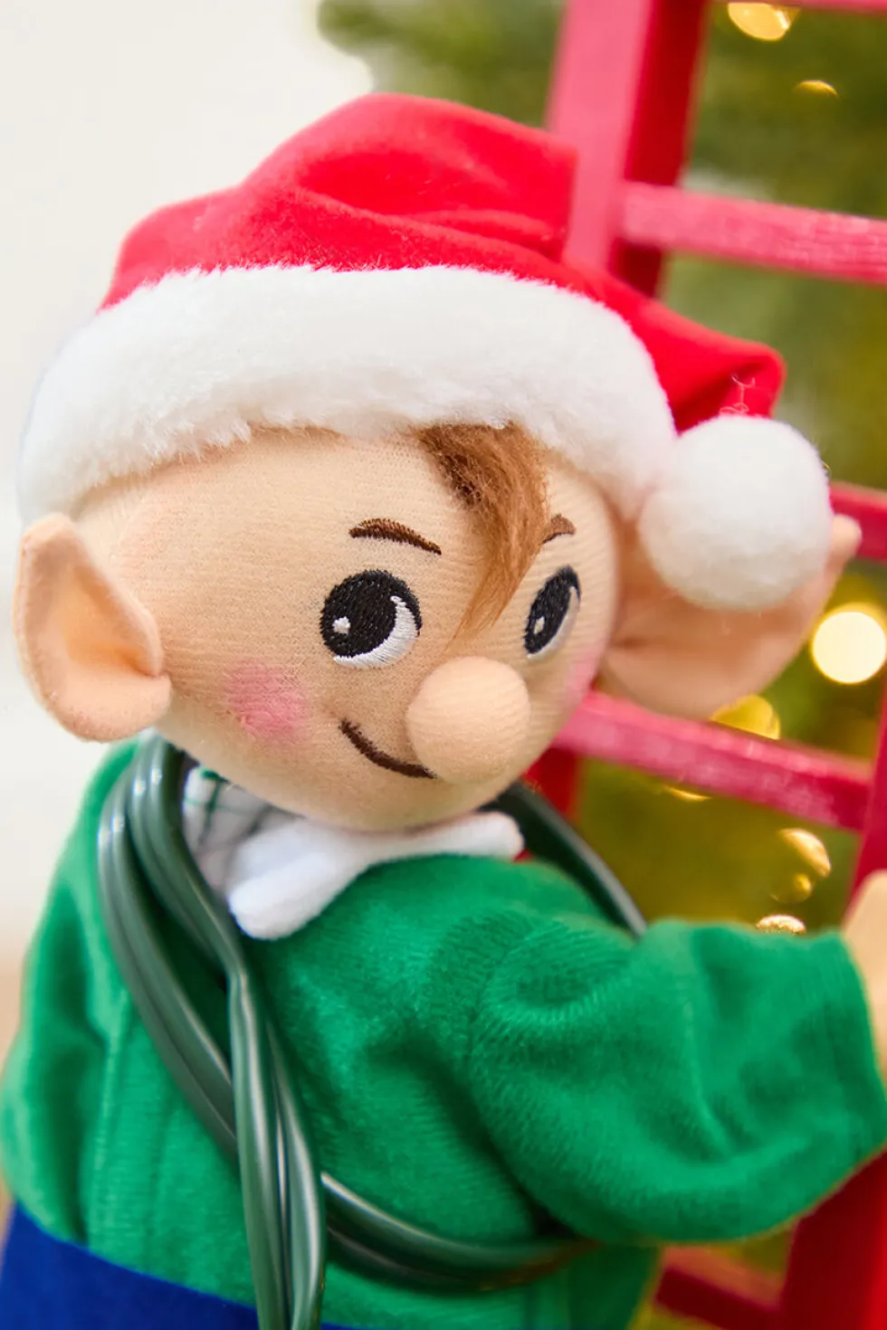 40" Mr. Christmas Super Climbing Plush Elf