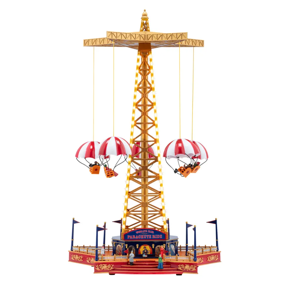 18" Mr. Christmas 90th Anniversary World's Fair Parachute Ride