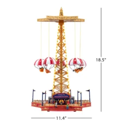 18" Mr. Christmas 90th Anniversary World's Fair Parachute Ride