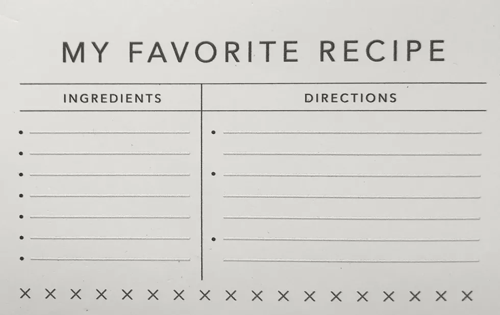 2" My Favorite Recipe Customizable Ornament