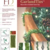 14” Noble Pine Garland Ties - 10 Pack