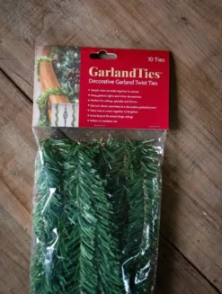 14” Noble Pine Garland Ties - 10 Pack