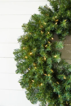 36" Norway Pine Wreath 320T/150WW LED WL/UL