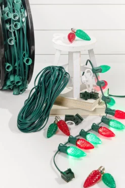 500' Outdoor Christmas Lighting Kit - Red/Green