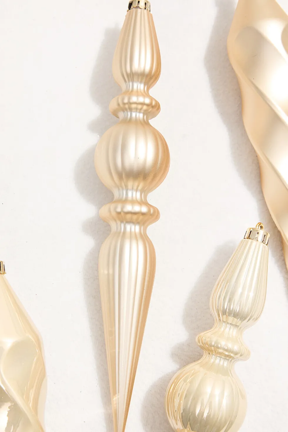 12" Pearl Finial Boxed - Set of 4