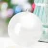4" Pearl Iridescent Ball Ornament