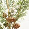 30" Pine Leaf Berry Spray