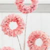 27" Pink Iced Candy Donut Spray