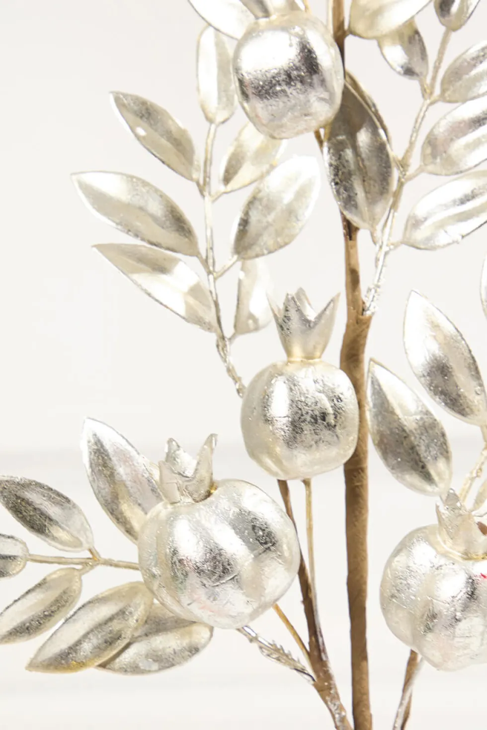 26" Platinum Metallic Pomegranate Stem