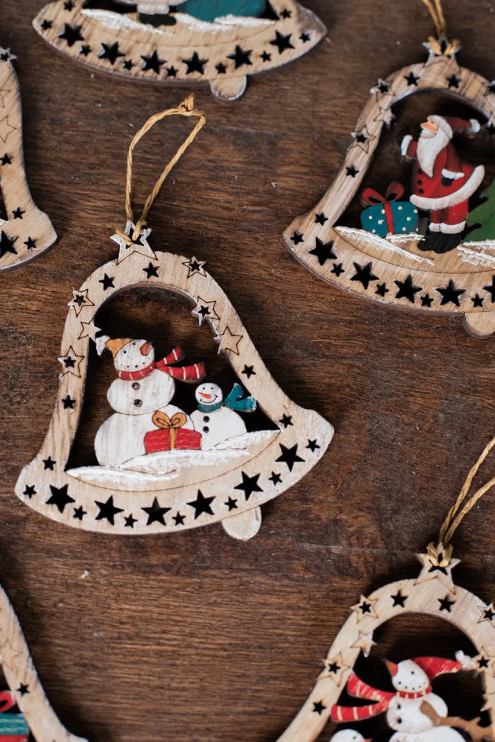 4" Plywood Bell Ornament
