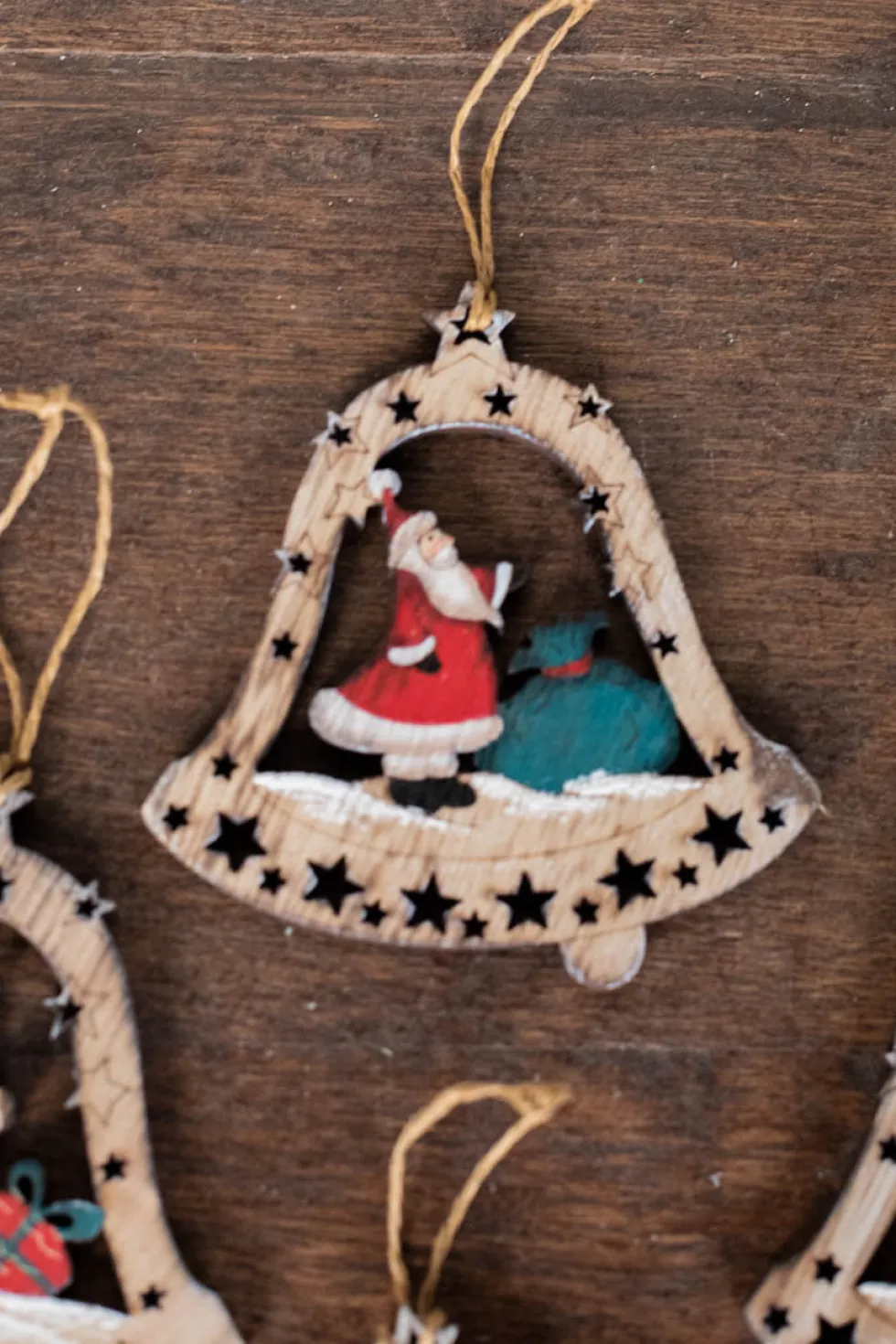4" Plywood Bell Ornament