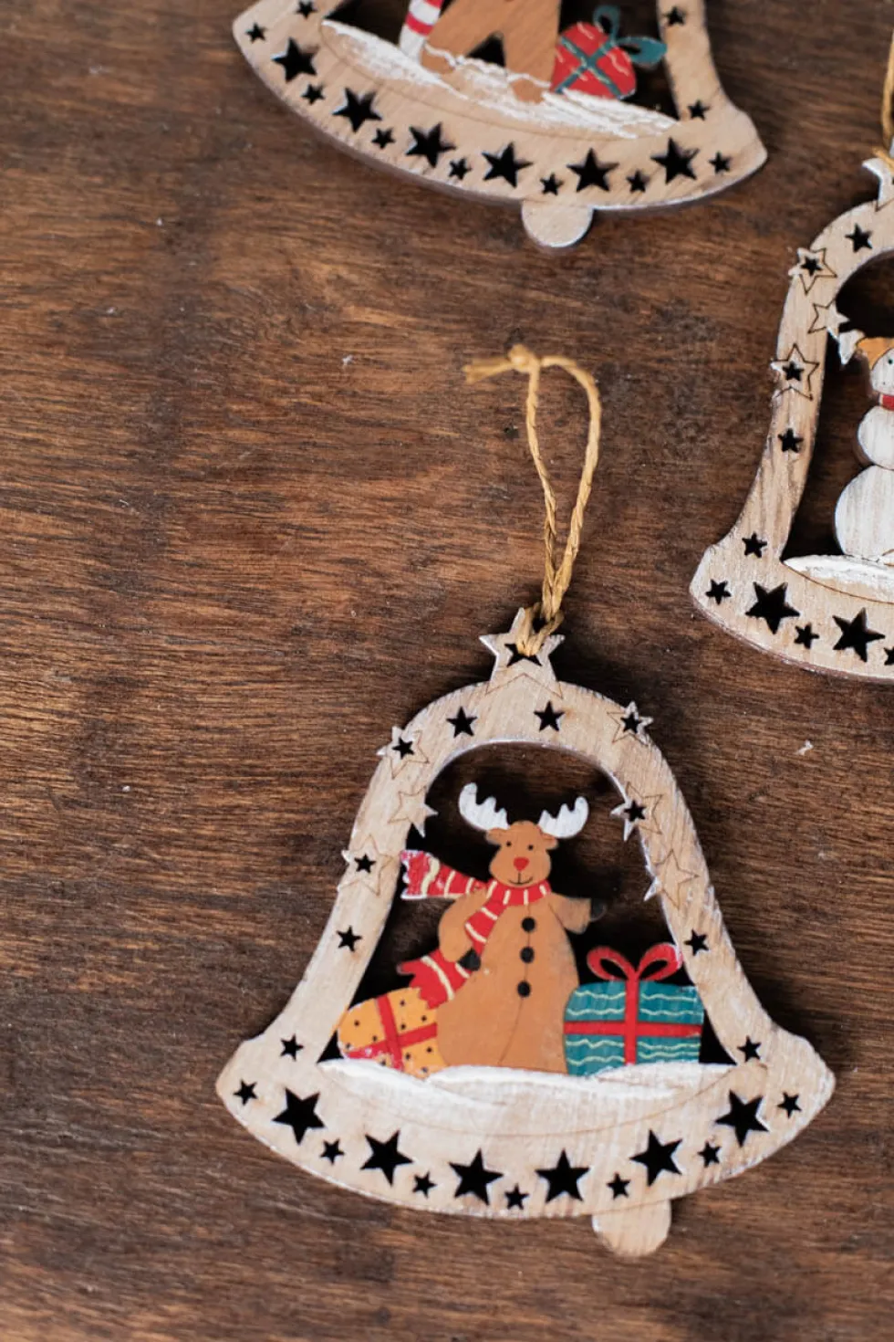 4" Plywood Bell Ornament