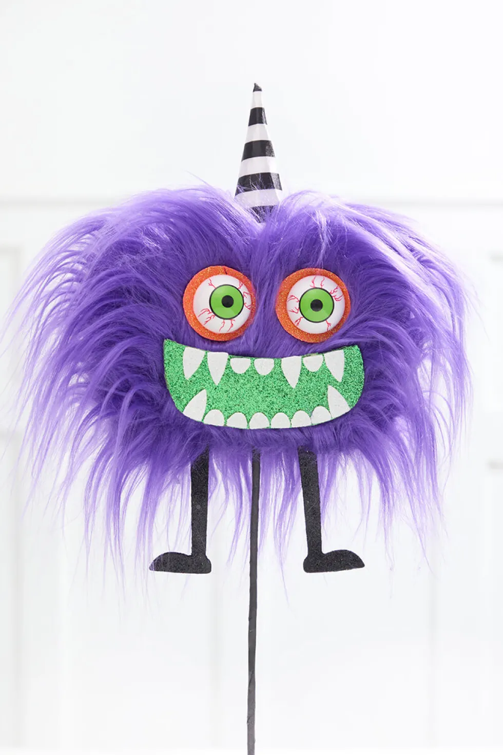 21" Purple Furry Halloween Monster Spray