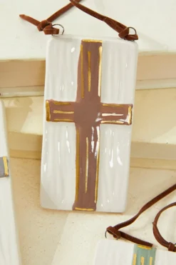 Raised Cross Ornament