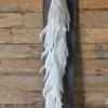 48” Real Touch Flocked White Norfolk Garland