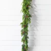 72” Real Touch Norfolk Spruce/Juniper Garland