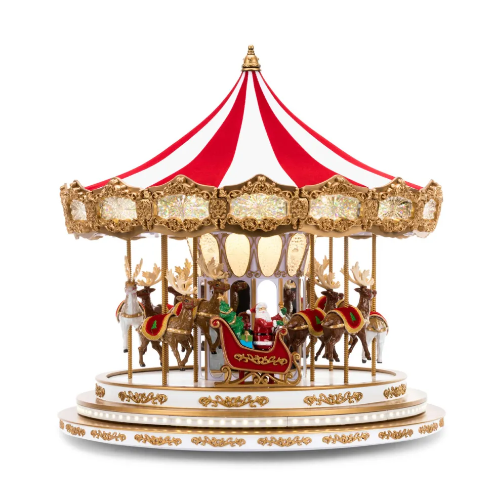 20" Regal Christmas Carousel