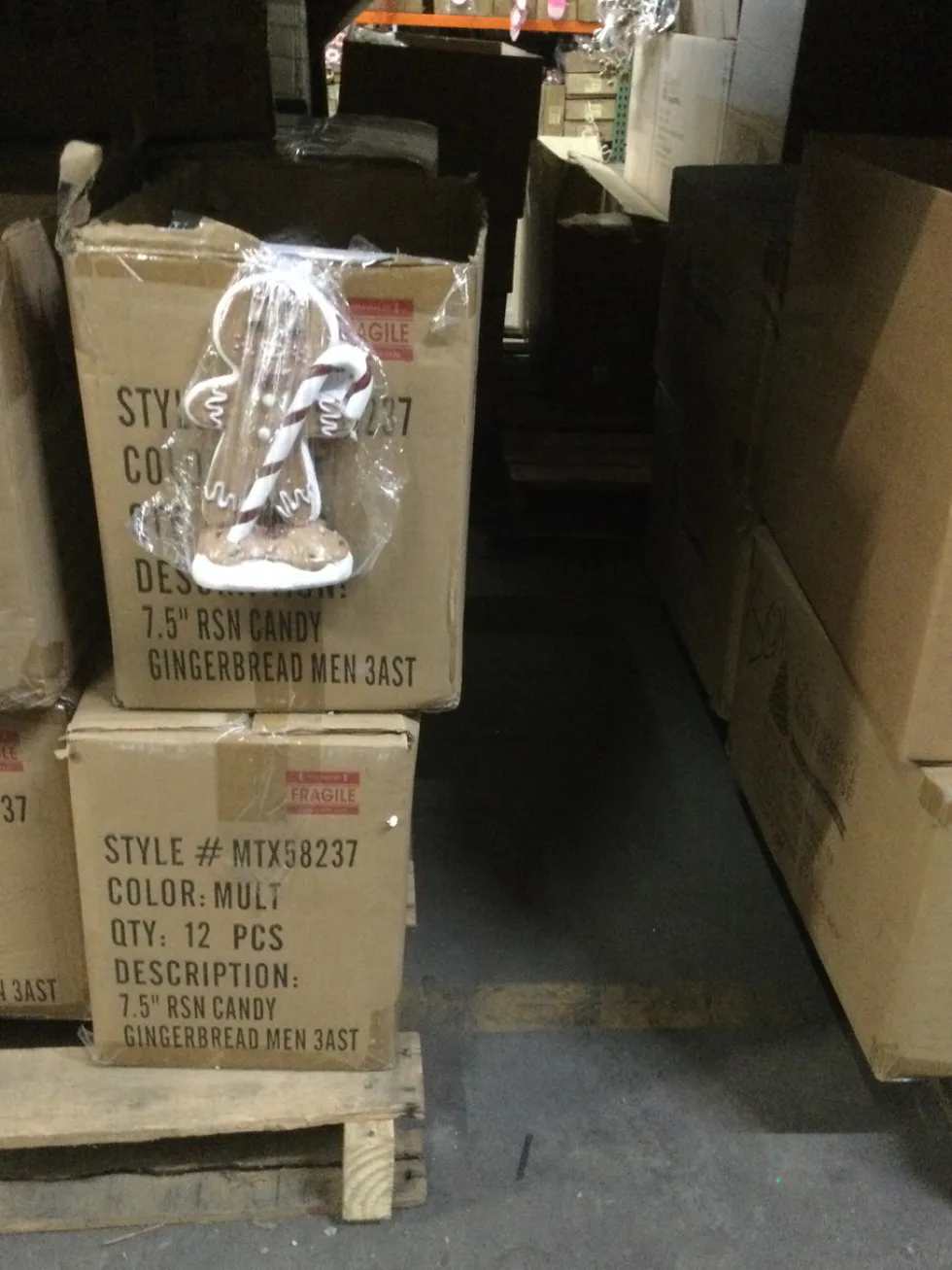 7.5" Resin Candy Gingerbread Men